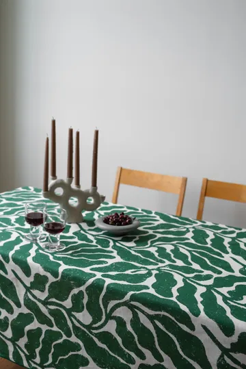 Leaves tablecloth - Green, 149x250 cm - Fine Little Day