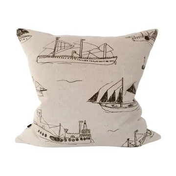 Ohoy cushion cover - Natural brown, 48x48 cm - Fine Little Day