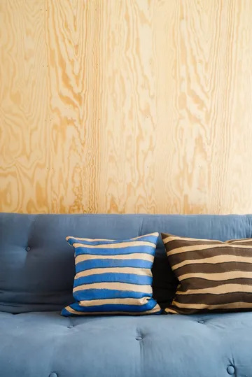 Rand pillowcase - Brown-blue, 48x48 cm - Fine Little Day