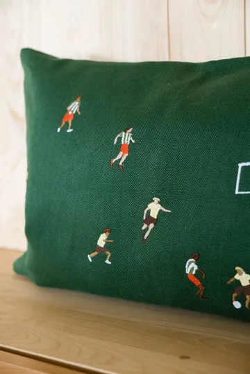 Soccer footboll pillowcase 58x38 cm - Green - Fine Little Day