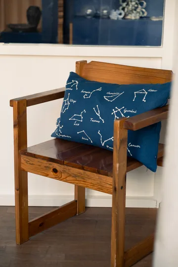 Star sign cushion cover 38x58 cm - Blue-White - Fine Little Day