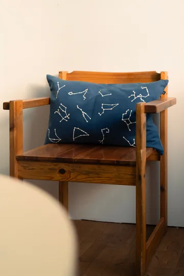 Star sign cushion cover 38x58 cm - Blue-White - Fine Little Day