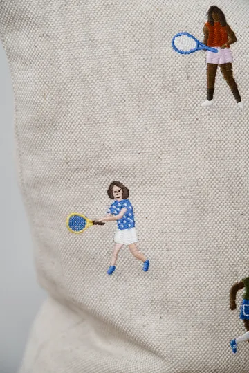 Tennis pillowcase 48x48cm - Natural - Fine Little Day