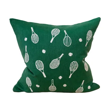 Tennis racket cushion cover 48x48 cm - Green - Fine Little Day