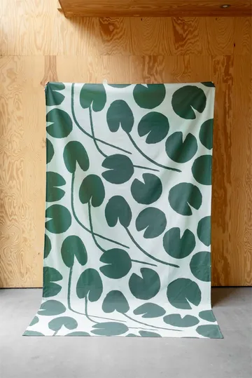 Water lilies tablecloth - Light green-green, 147x147 cm - Fine Little Day
