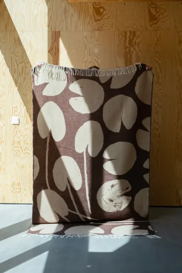 Water lilies throw 130x220 cm - Brown - Fine Little Day