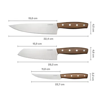 Folken knife set - 3 pieces - Fiskars