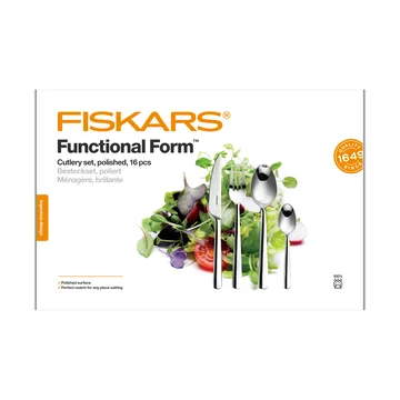 Functional Form cutlery smooth - 16 pieces - Fiskars
