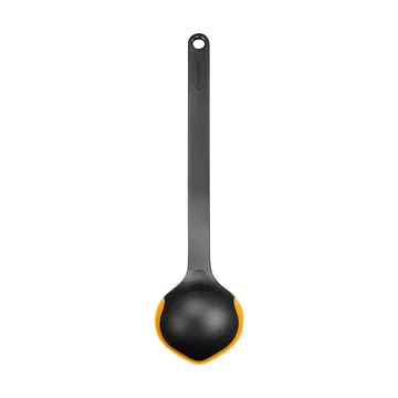 Functional Form ladle - Black-orange, 36.2 cm - Fiskars