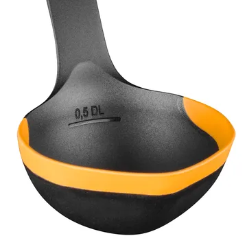 Functional Form ladle - Black-orange, 36.2 cm - Fiskars