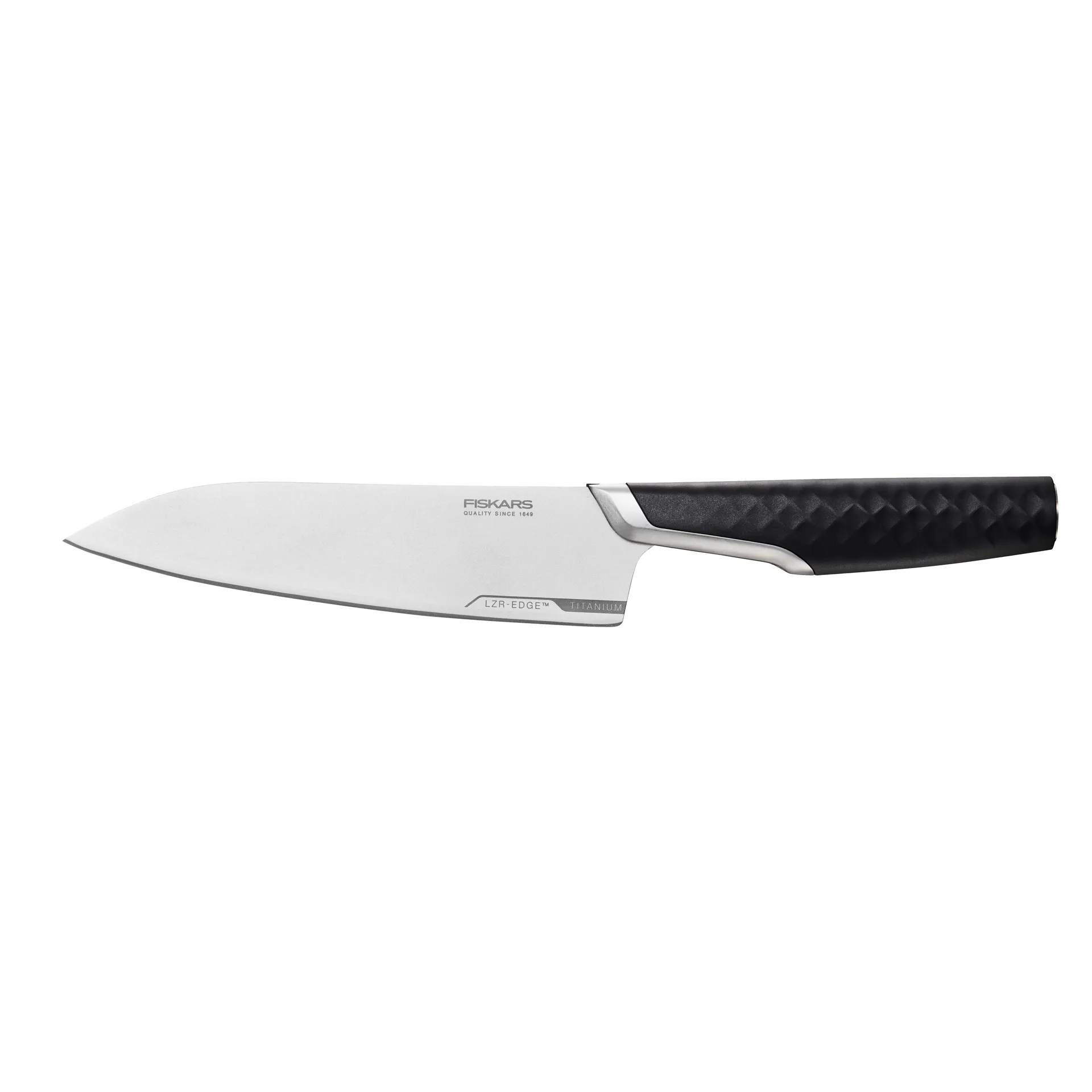 Titanium kitchen knife 16 cm, Black Fiskars