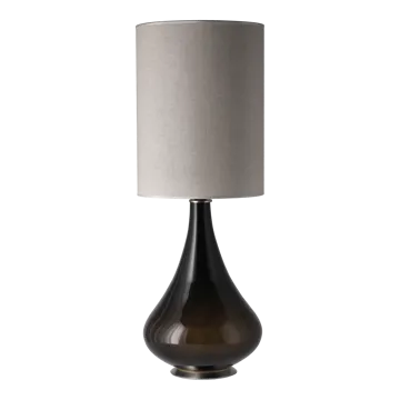 Renata table lamp black lamp base - Milano Tostado L - Flavia Lamps