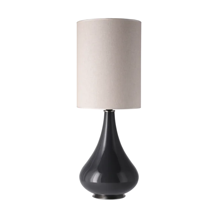 Renata table lamp grey lamp base - Milano Tostado L - Flavia Lamps