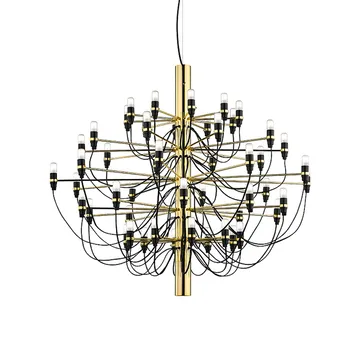 2097 Sarfatti chandelier - Brass 50 lamps - Flos