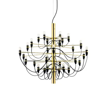 2097 Sarfatti chandelier LED - Brass 30 lamps - Flos