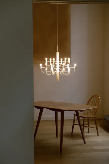 2097 Sarfatti chandelier - Matte White 18 Lamps - Flos