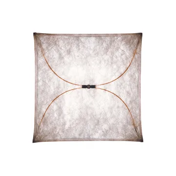 Ariette 2 wall lamp - White, textile fabric/steel frame - Flos