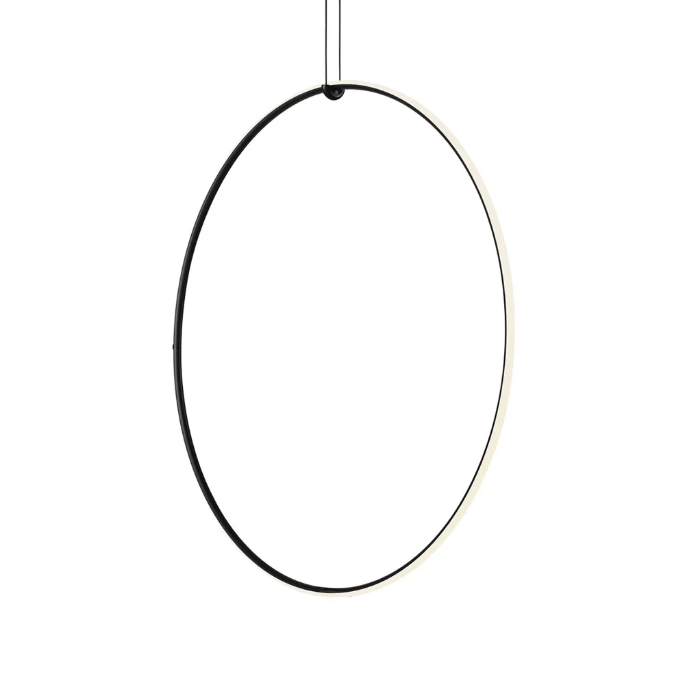 Arrangements Round pendant, Black, large Flos