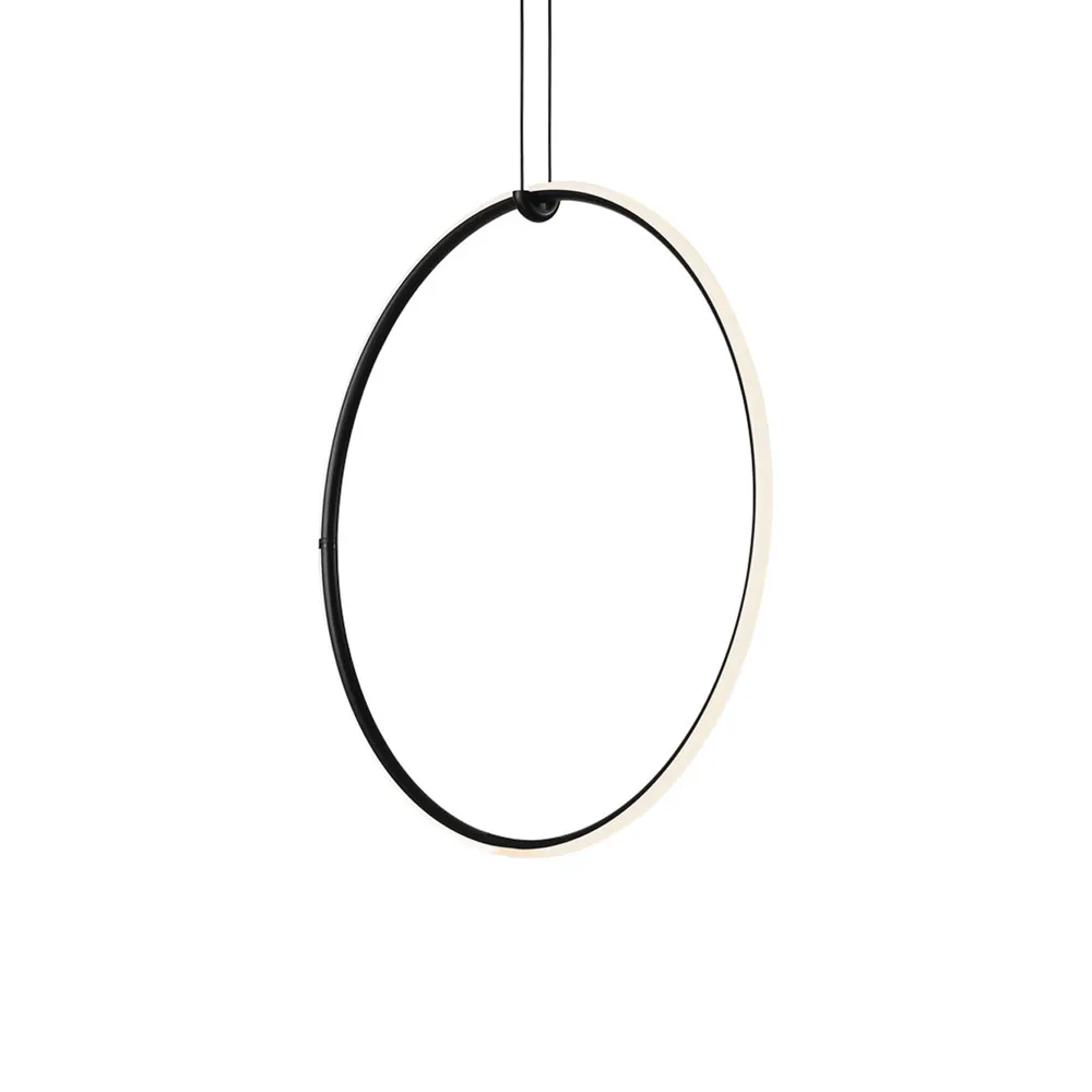 Arrangements Round pendant, Black, medium Flos
