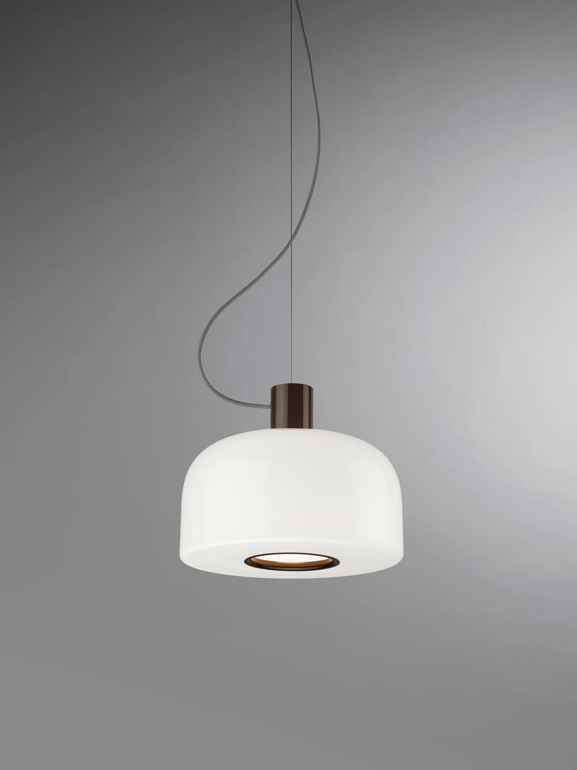 Bellhop Glass S1 pendant, Cioko Flos