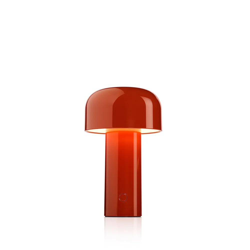 Bellhop portable table lamp, Brick red Flos
