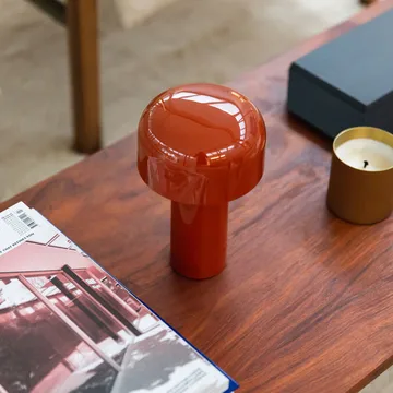 Bellhop portable table lamp - Brick red - Flos