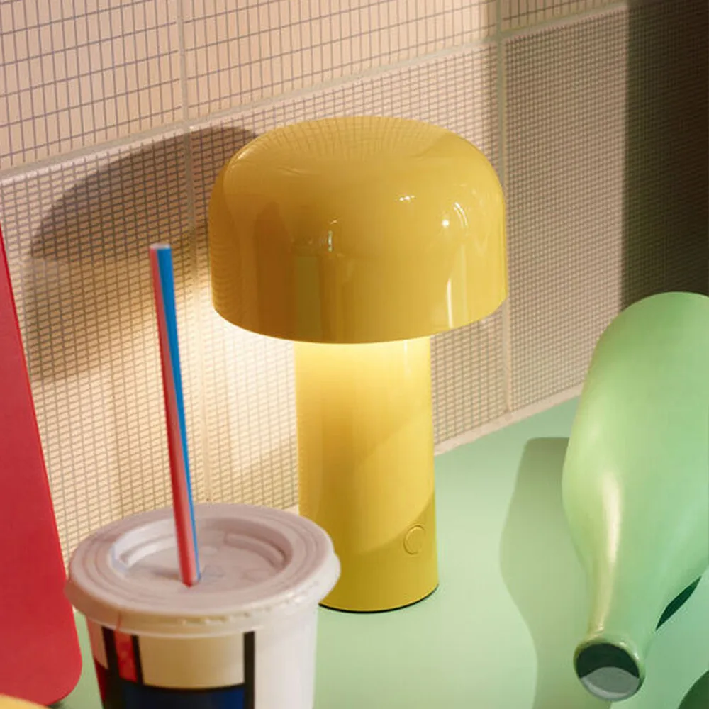 Bellhop portable table lamp, Yellow Flos