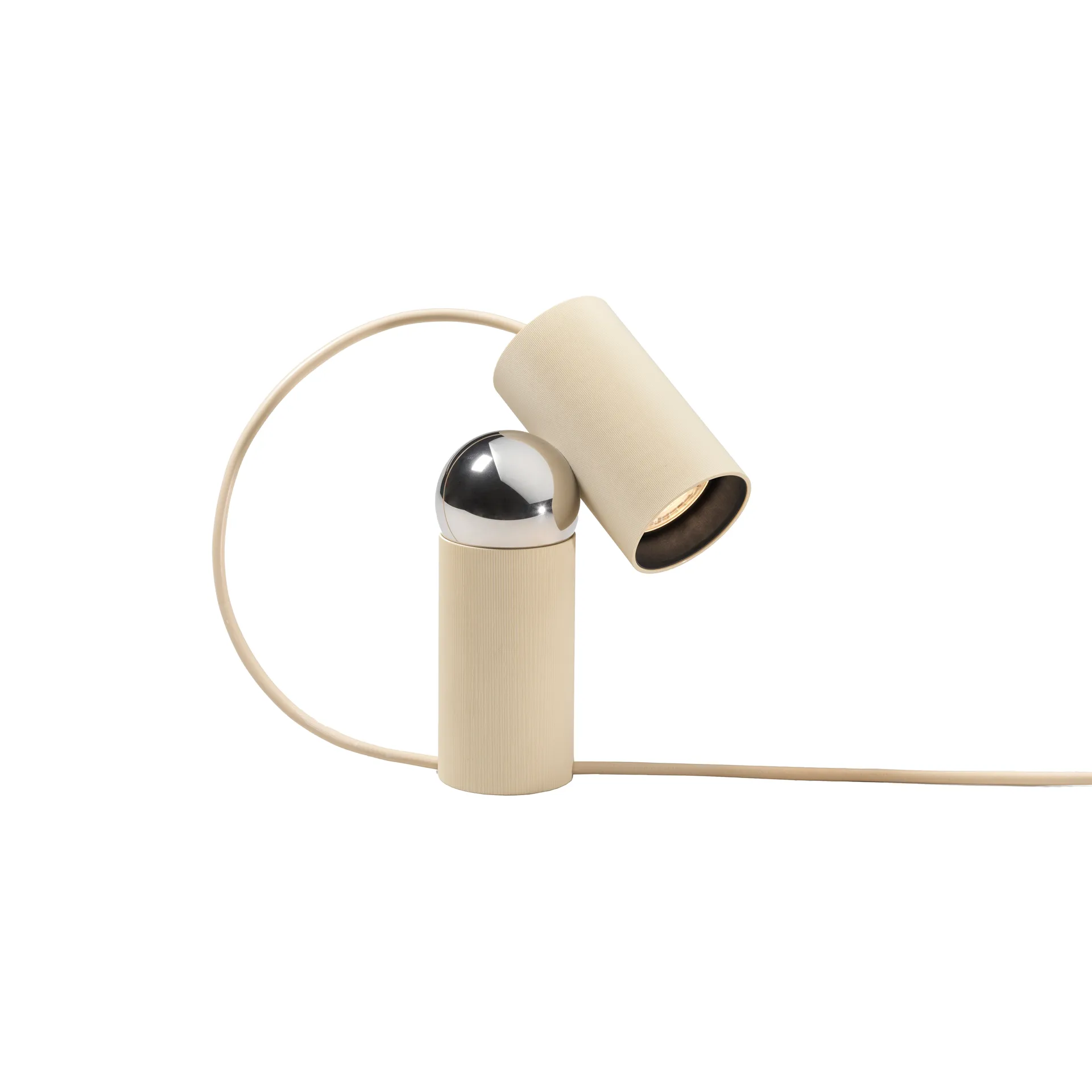 Bilboquet table lamp, Linen Flos