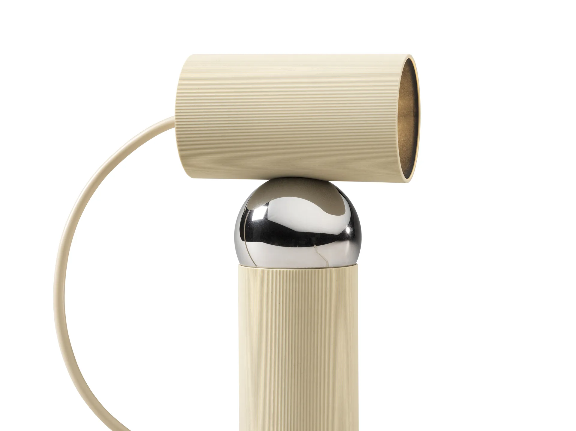 Bilboquet table lamp, Linen Flos
