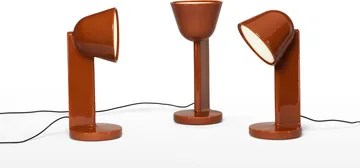 Ceramic Down table lamp - Rust red - Flos