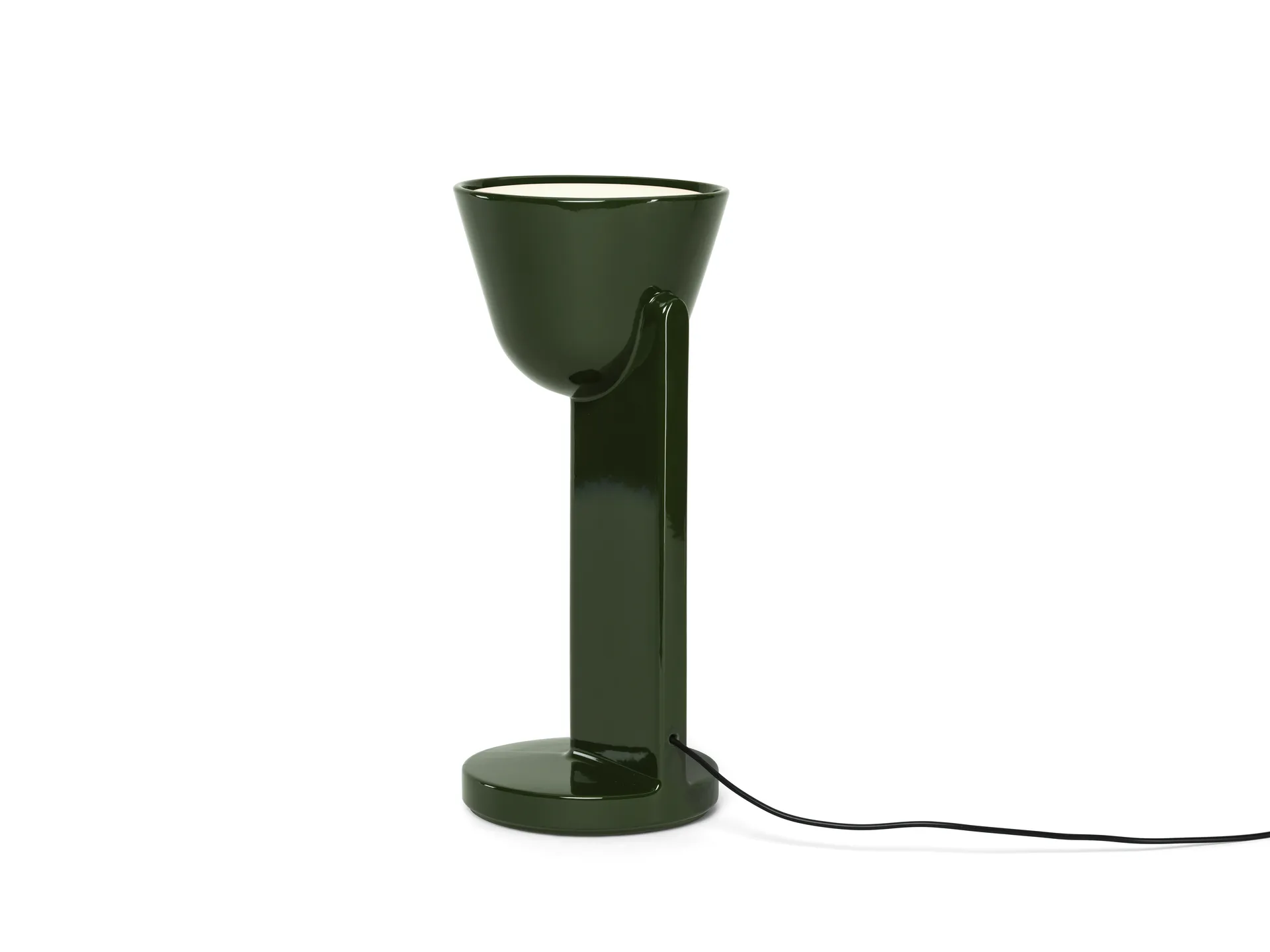 Céramique Up table lamp, Moss green Flos