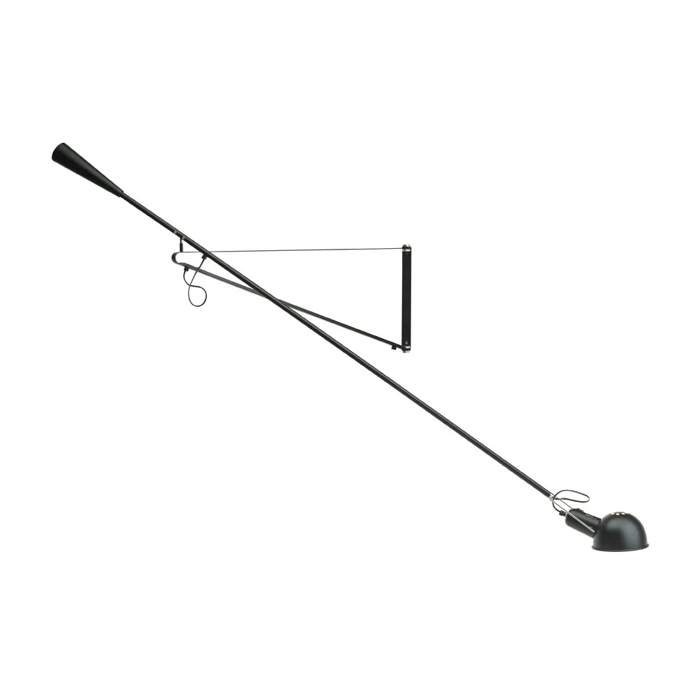 Flos 265 wall lamp, Black lacquer Flos