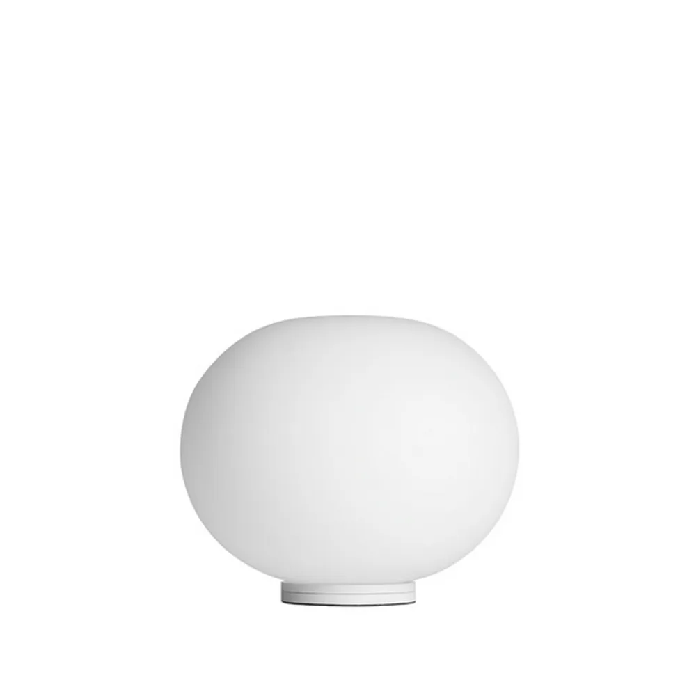 Glo-ball B Zero table lamp, White opal glass Flos
