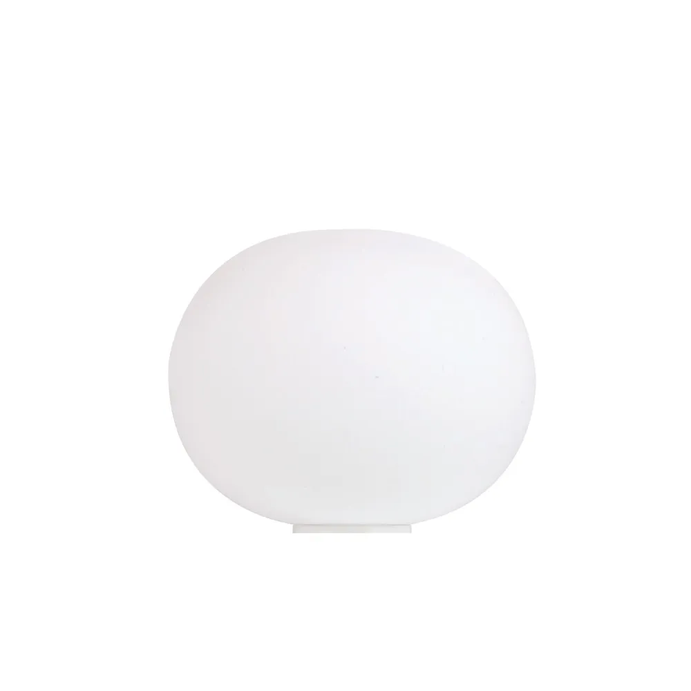Glo-ball B1 table lamp, White opal glass Flos