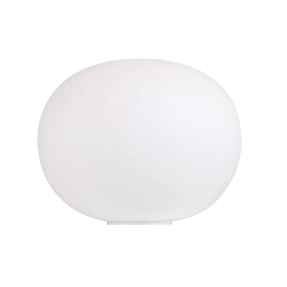 Glo-ball B2 table lamp, White opal glass Flos