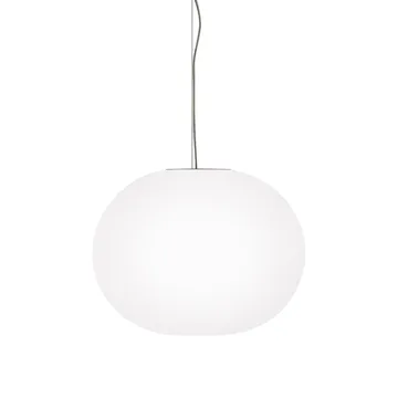 Glo-ball S2 pendant - White opal glass - Flos