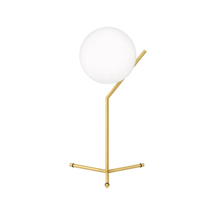 IC Lights T1 High table lamp - Brushed brass-opal - Flos