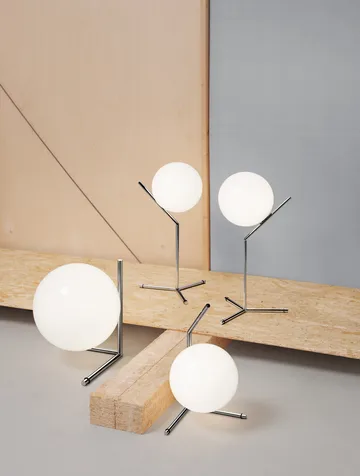 IC Lights T1 High table lamp - Chrome, opal - Flos