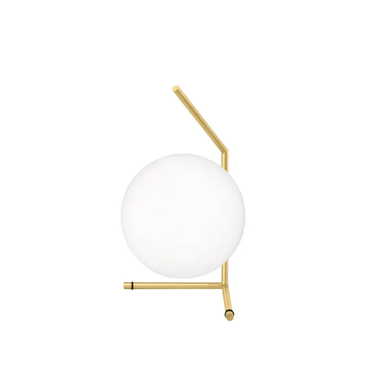 IC lights T1 low table lamp - Brushed brass, opal - Flos