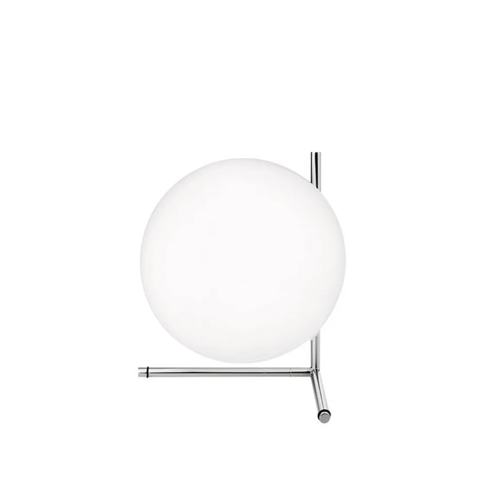IC lights T2 table lamp, Chrome, opal Flos