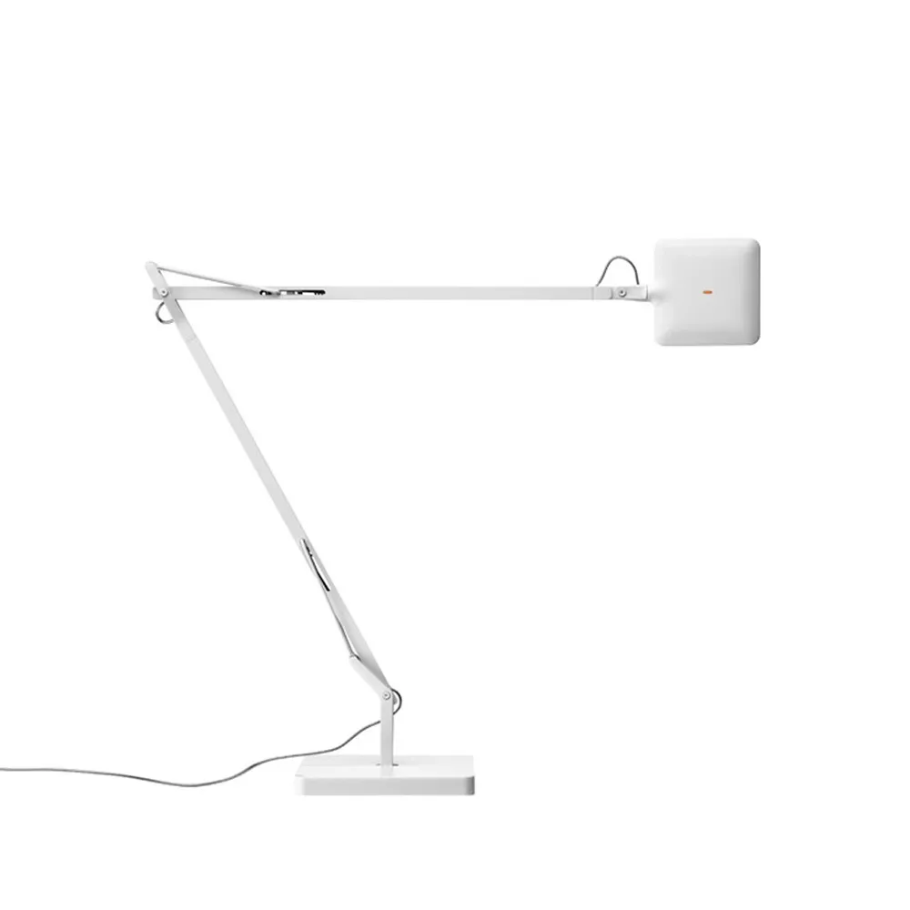 Kelvin T LED table lamp, Glossy White Flos