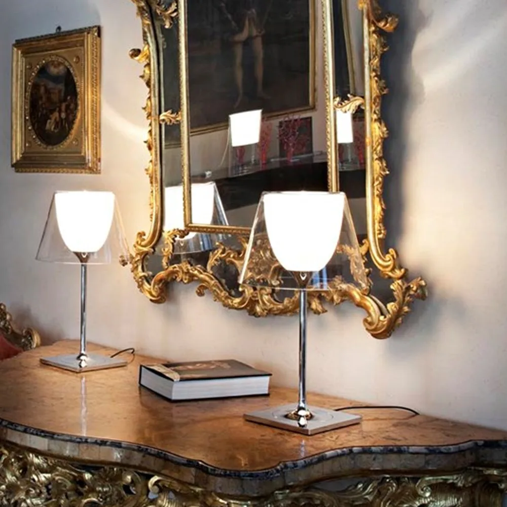 KTribe T1 Glass Table Lamp, Transparent Flos