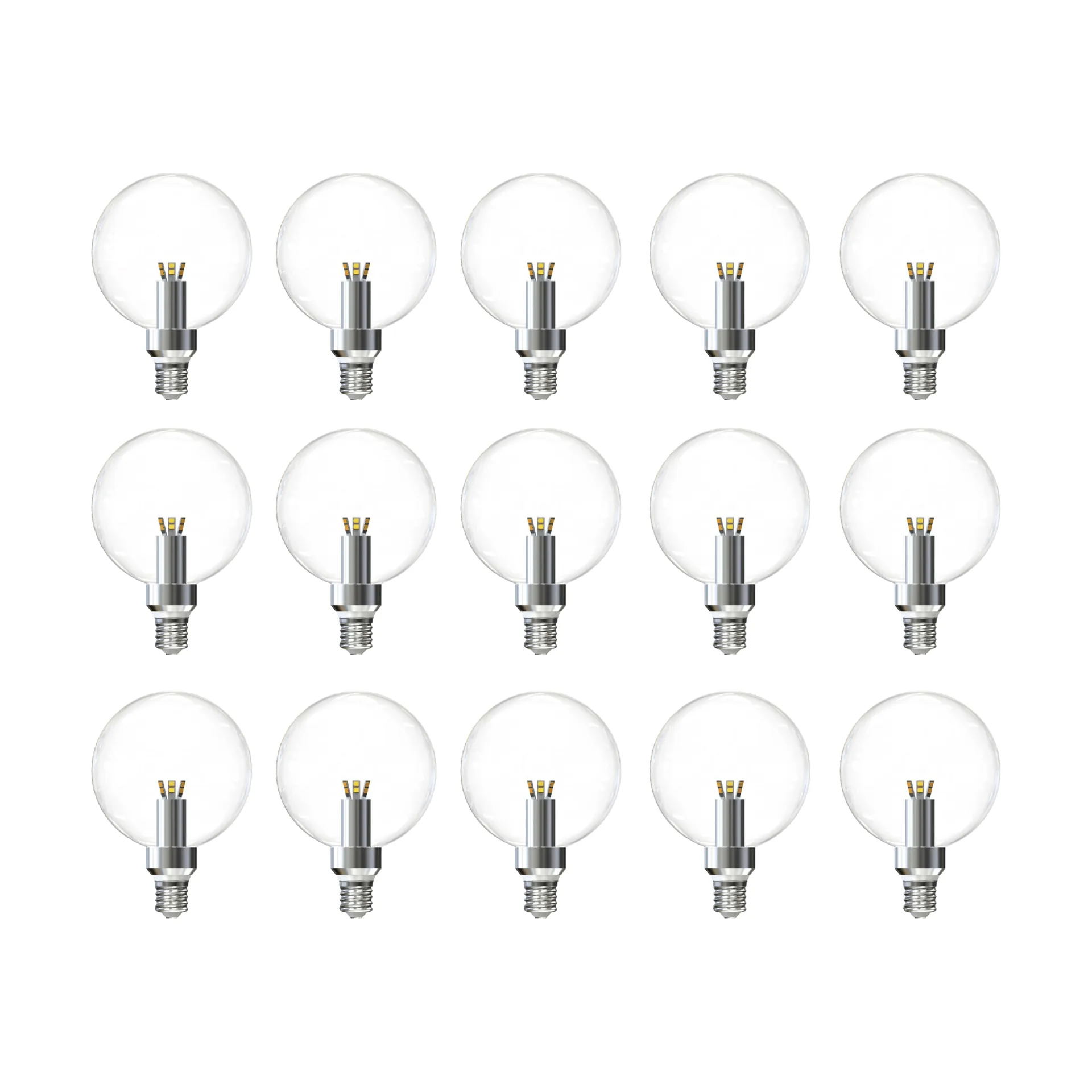 LED globe retrofit dimmable light source E27 15-pack, 2500K 170 lm 3 W Flos