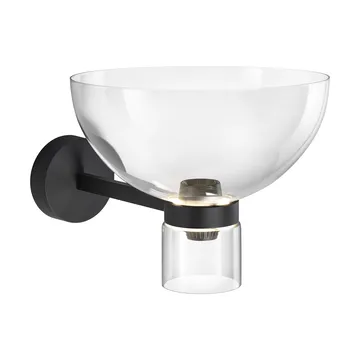 Nocturne Bowl wall lamp - Black - Flos