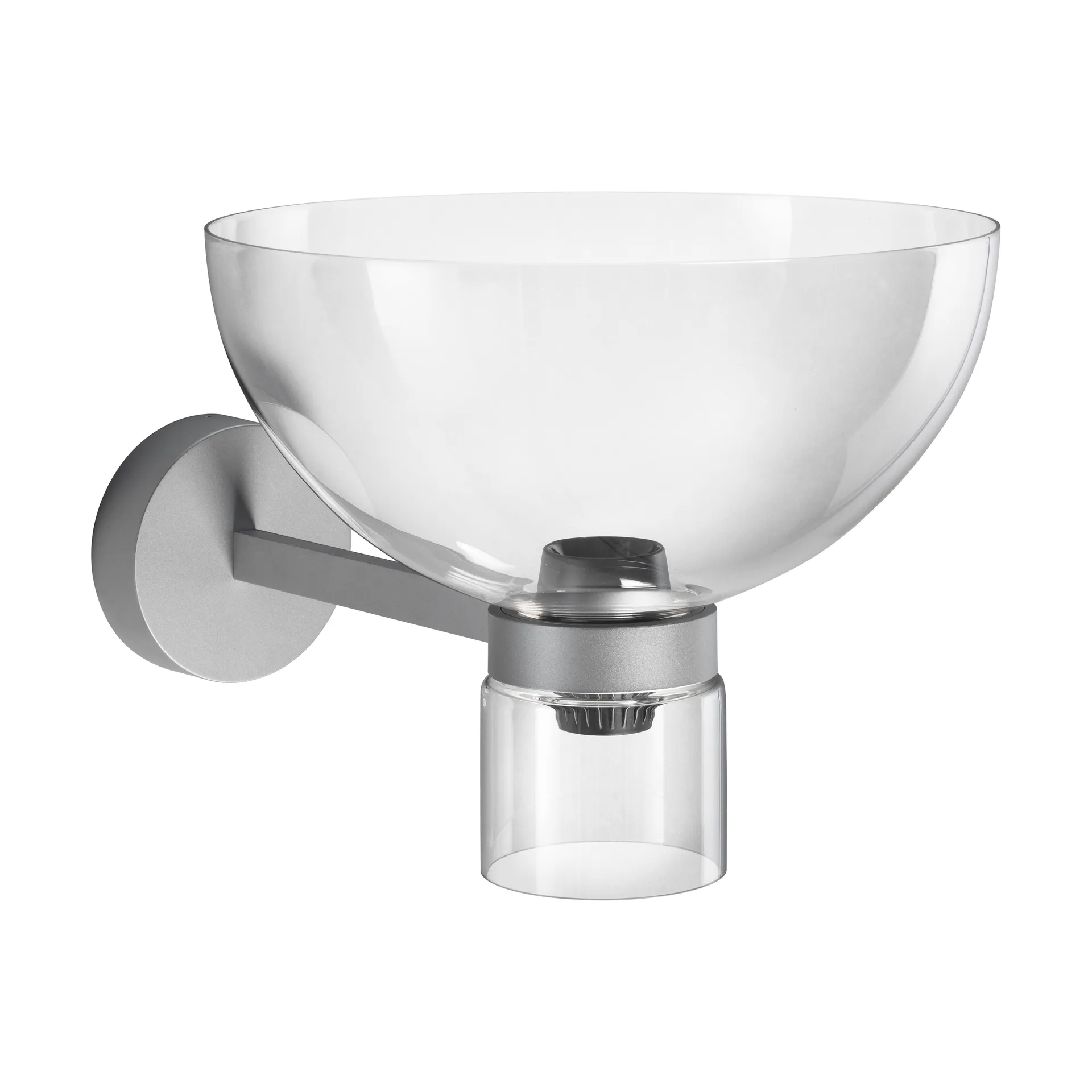 Nocturne Bowl wall lamp - Silver,  Flos