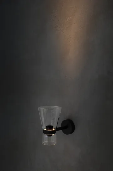 Nocturne Cone wall lamp - Black - Flos