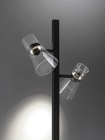 Nocturne F2 cone floor lamp - Black - Flos