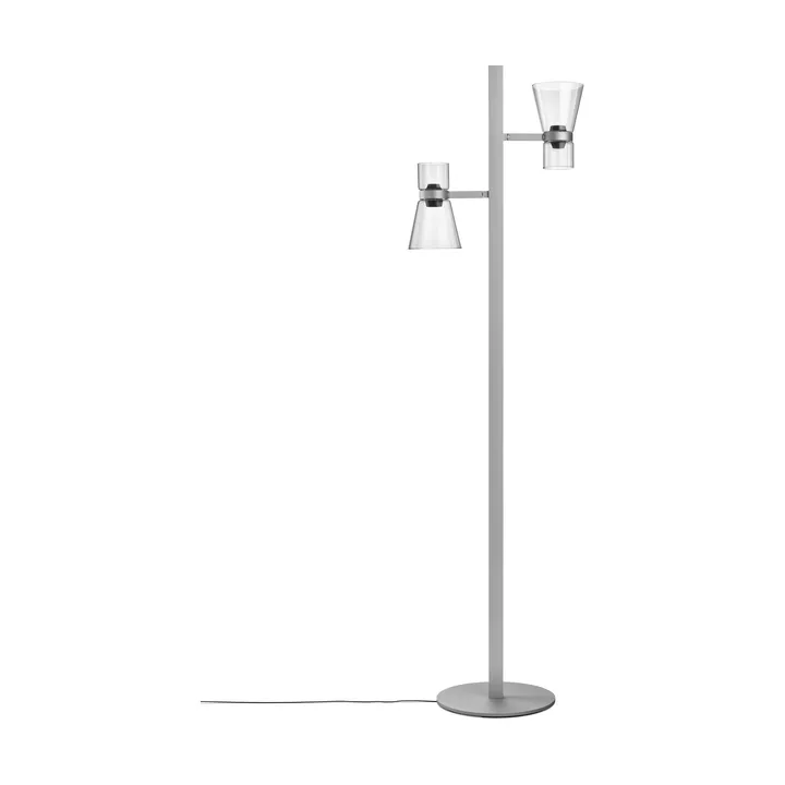 Nocturne F2 cone floor lamp - Silver - Flos