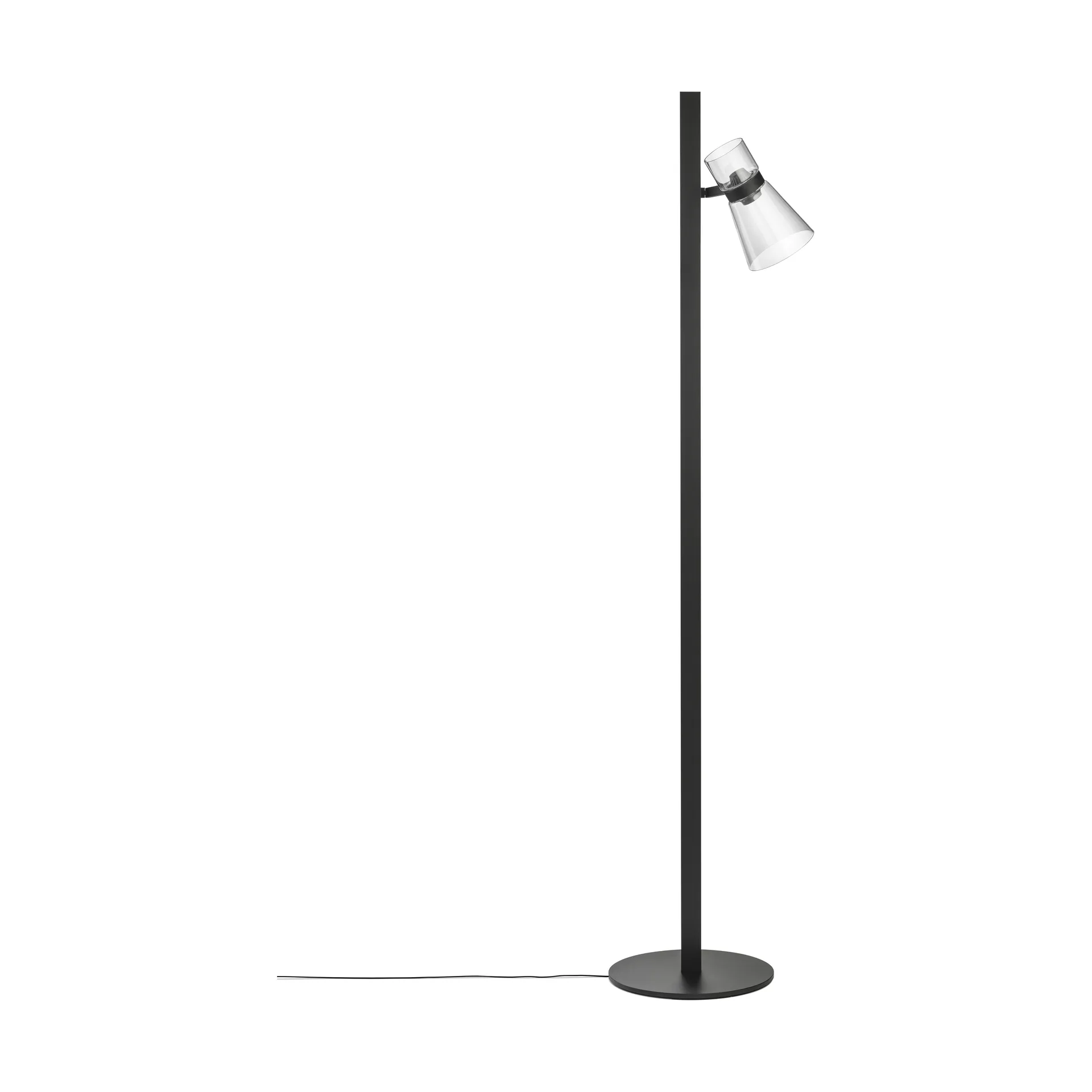Nocturne FI cone floor lamp - Black,  Flos