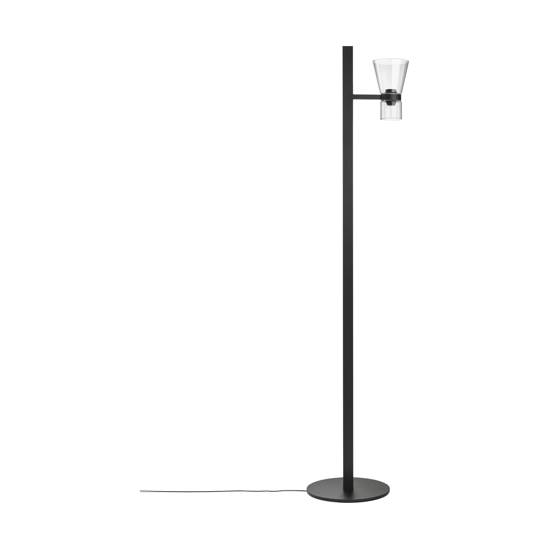 Nocturne FI cone floor lamp - Black,  Flos